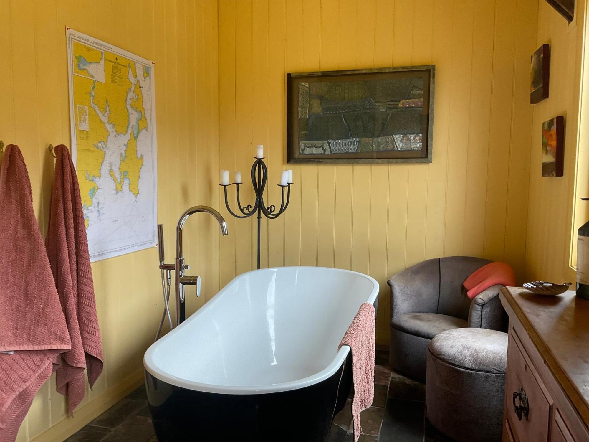 The Woolshed And Farmhouse Blue, Bruny Island Barnes Bay Bagian luar foto