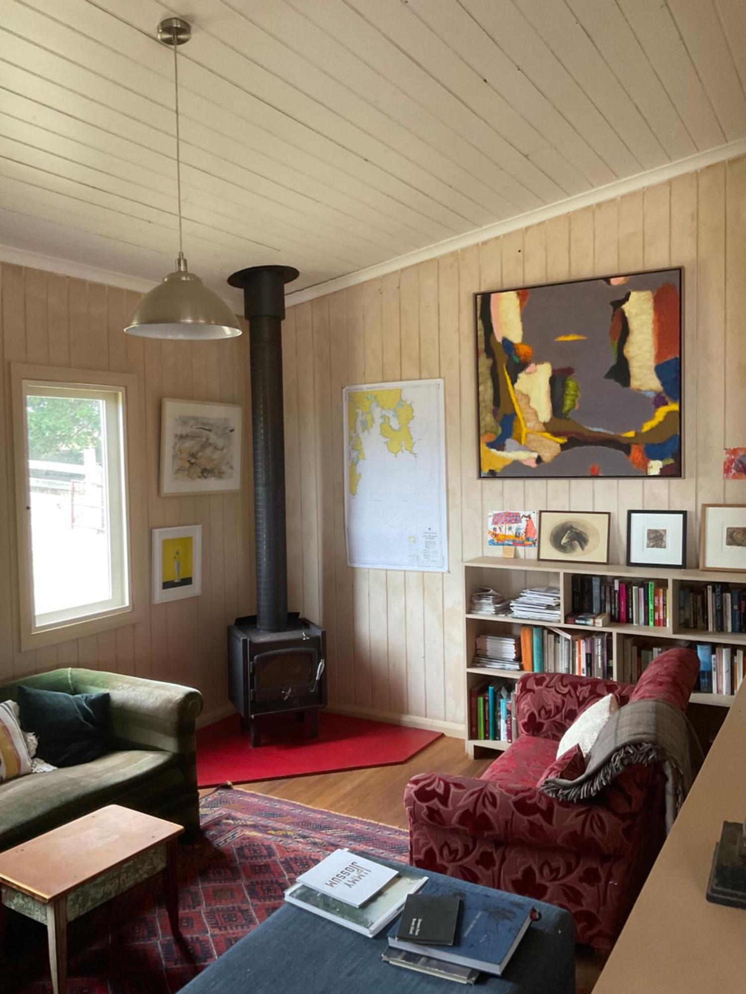 The Woolshed And Farmhouse Blue, Bruny Island Barnes Bay Bagian luar foto